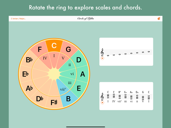 Screenshot #4 pour Circle of Fifths, Opus 2