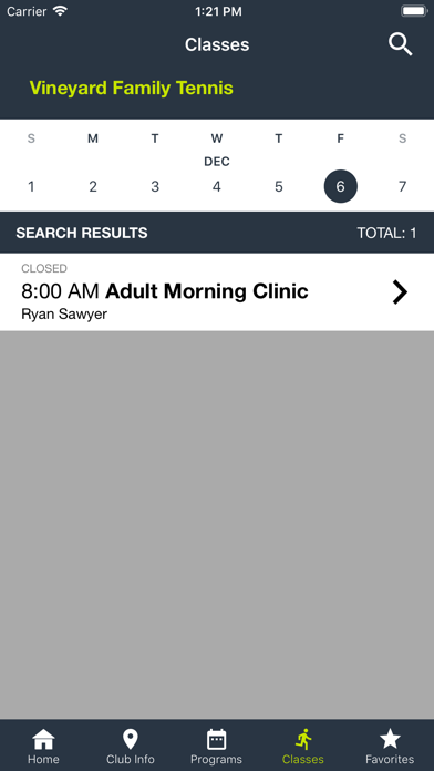Vineyard Family Tennis Screenshot