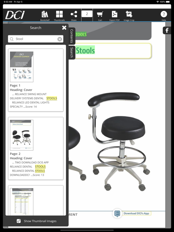 DCI Dental iPad screenshot 3 - Shopping app