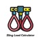 This is a calculator to calculate Sling Load