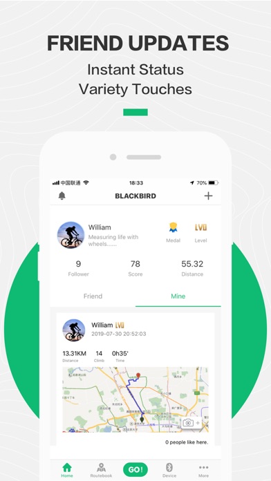 BlackbirdSport Screenshot
