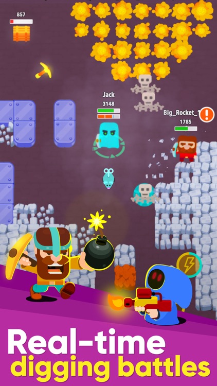 Dig Bombers: Battle Royale screenshot-0