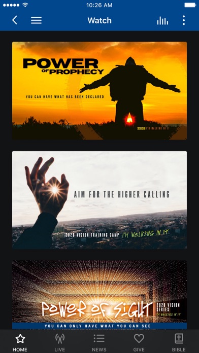 Living Praise Church Screenshot
