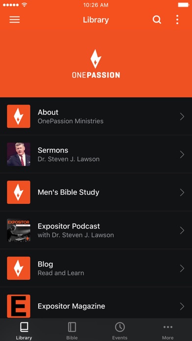 Screenshot #1 pour OnePassion Ministries