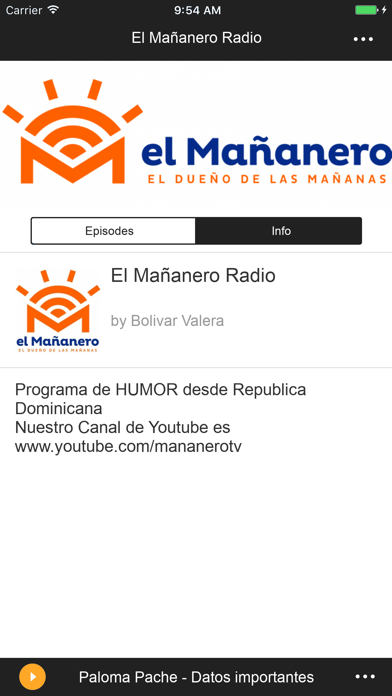 El Mañanero Radio screenshot 2