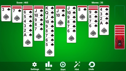 Screenshot #1 pour Spider Solitaire Classic fun