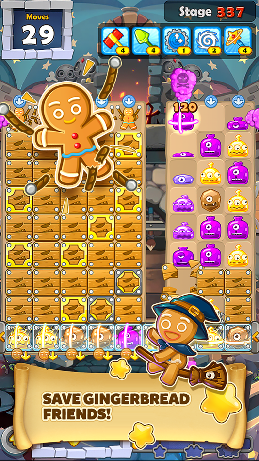 #4. Monster Busters:Match 3 Puzzle (iOS) 由: PlayDog Soft Co., Ltd