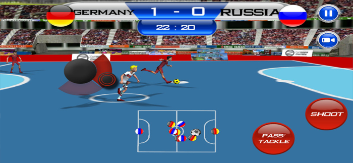 Futsal game - indoor football