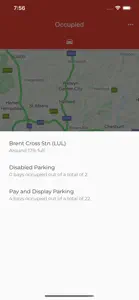 Occupied: Available TfL Spaces screenshot #2 for iPhone