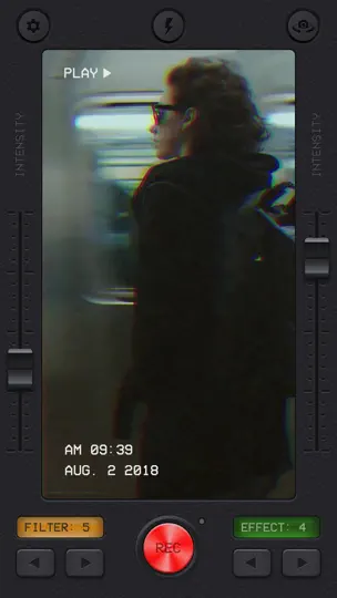 Capture d'écran de VHS Cam: Effet Video Vintage sur iPhone 4