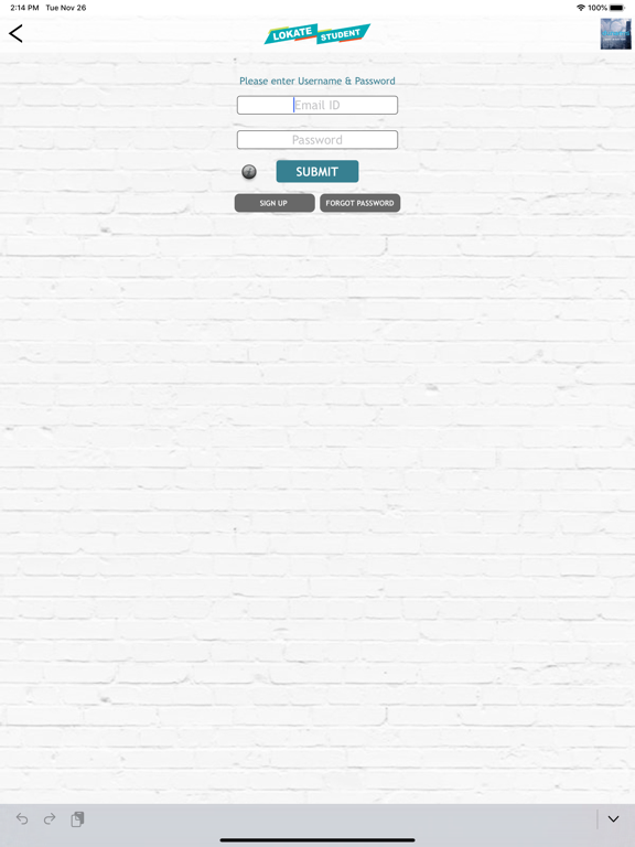 Lokate Student iPad screenshot 5 - Travel app