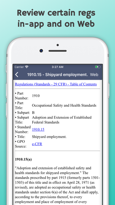 OSHA Safety Regulations Guide Screenshot