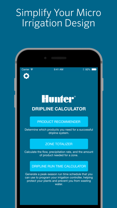 Screenshot #1 pour Hunter Dripline Calculator