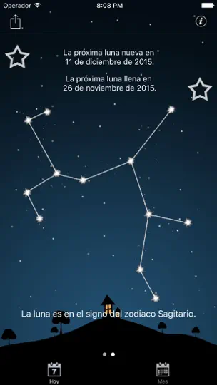 Captura de pantalla de Calendario Lunar Para en iPhone 3