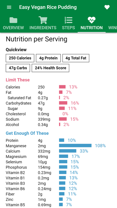spoonacular food companion Screenshot