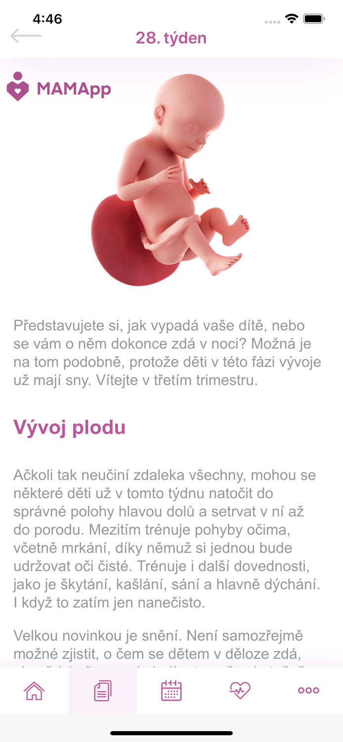 MAMApp CZ - vše o těhotenství