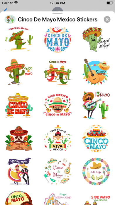 Screenshot #3 pour Cinco De Mayo Mexico Stickers