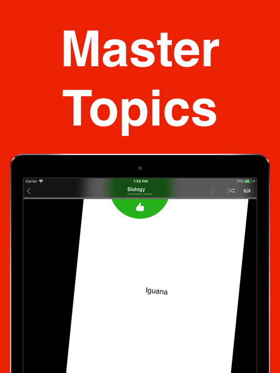 Flash Cards Maker - Flashcardy iPad screenshot