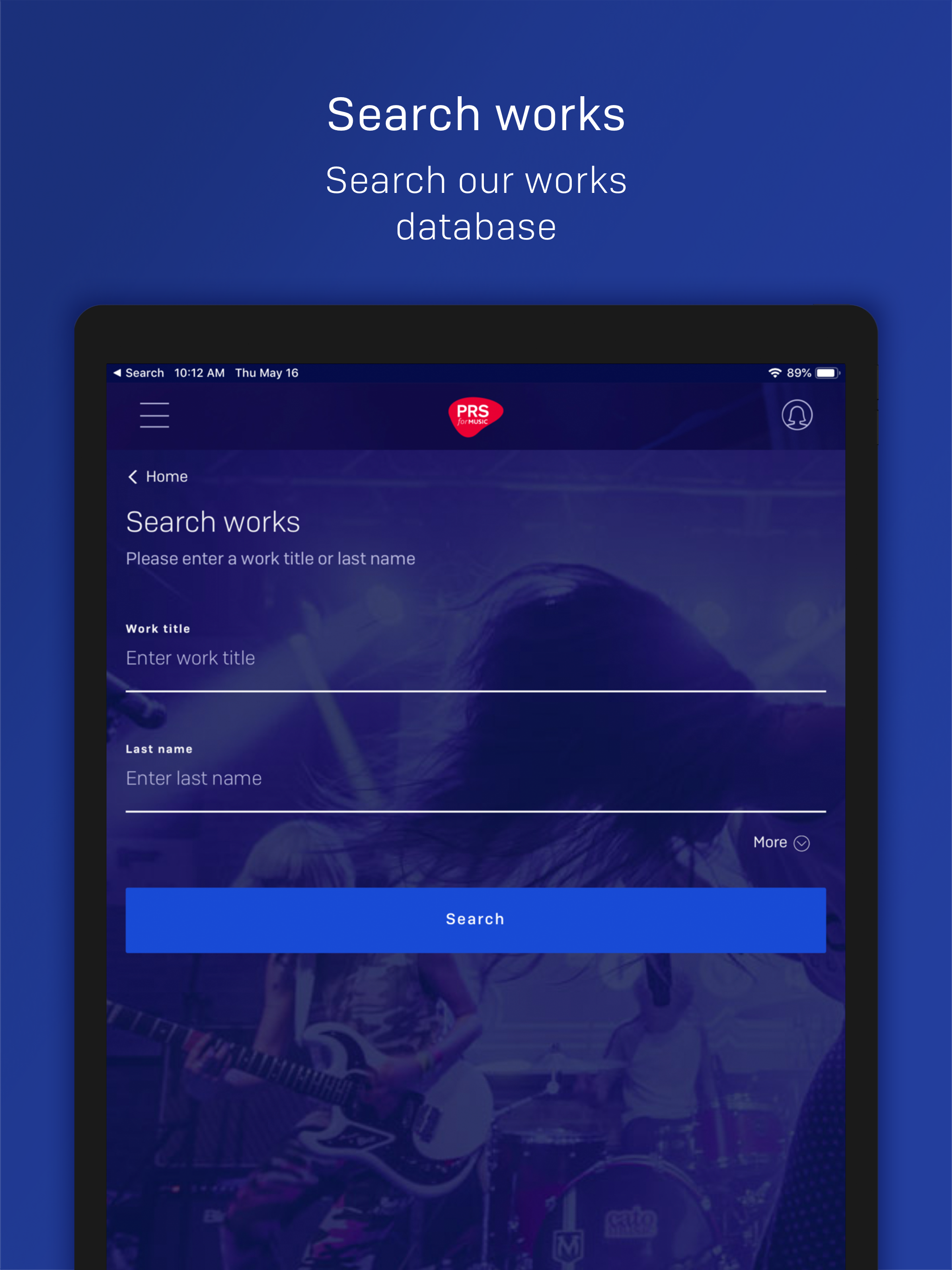 PRS for Music Mobile