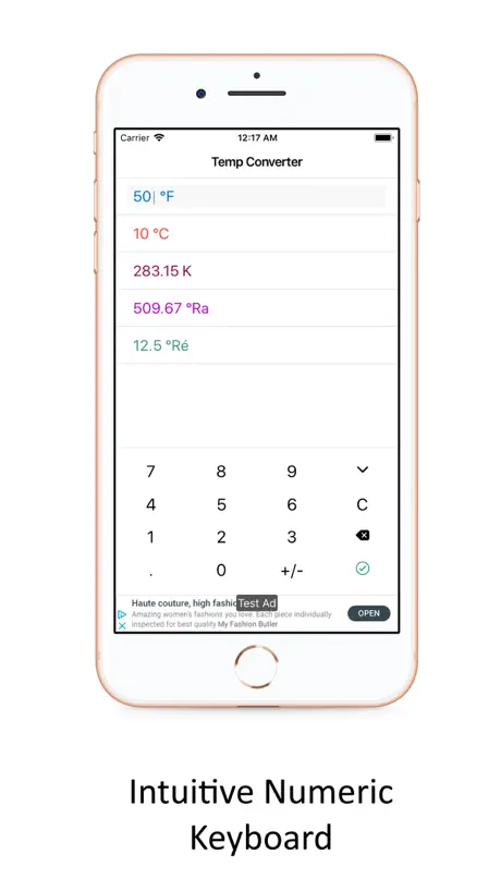 Temperature Converter °C °F K