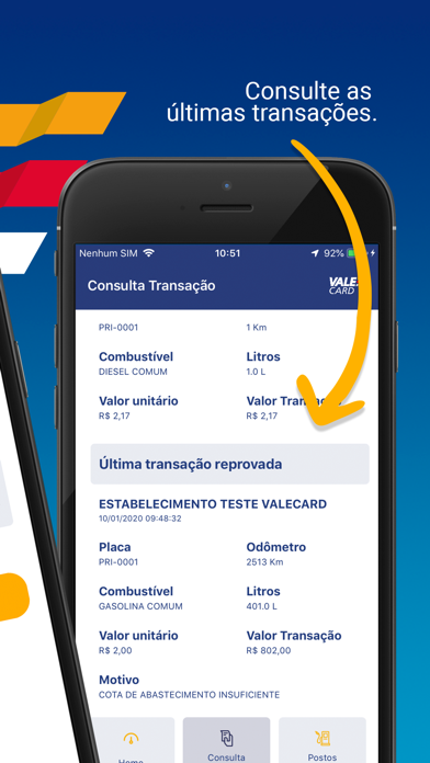 ValeCard Motorista Screenshot