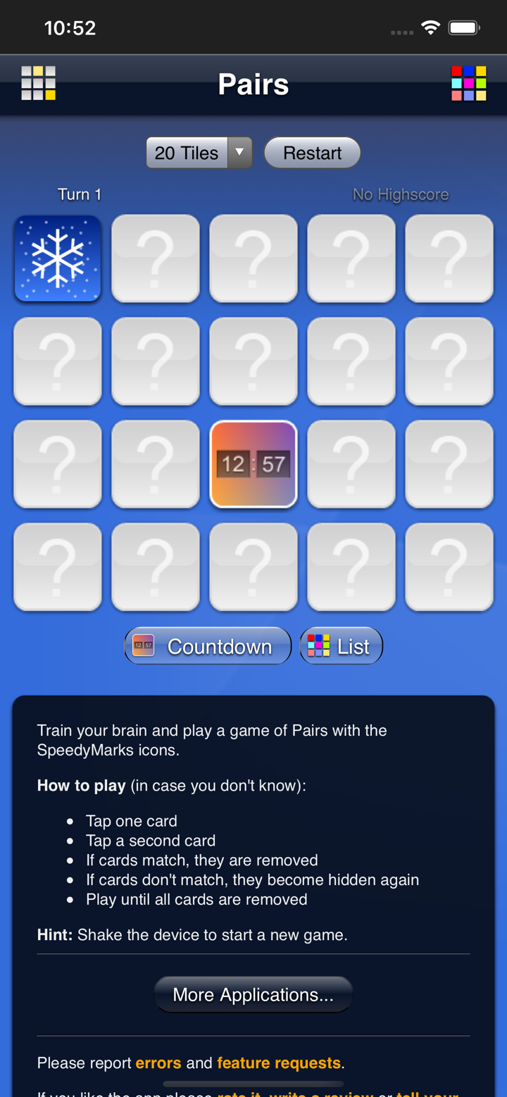 SpeedyMarks Pairs screenshot 6