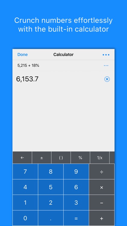 PowerOne calculator