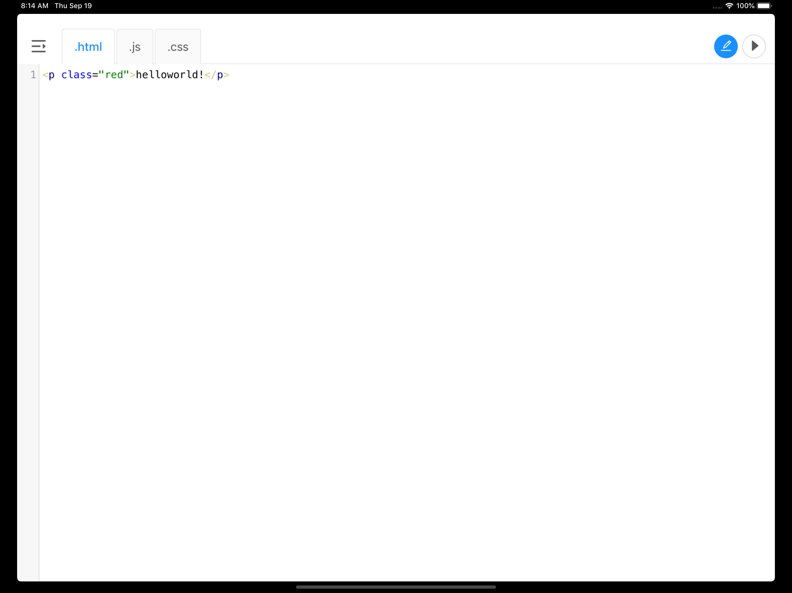 Fastcode-Editor in Your Pocket