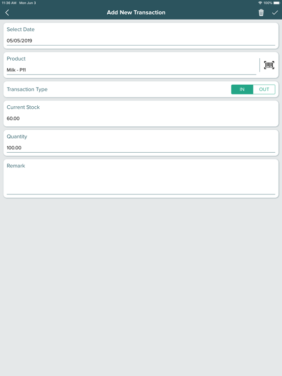 Simple Stock Manager iPad screenshot 6 - Business app