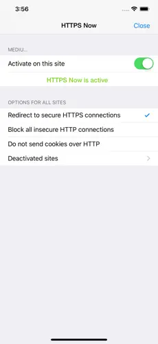 Captura 3 HTTPS Now for Safari iphone