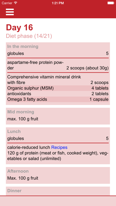 21 Days Metabolic Diet Screenshot