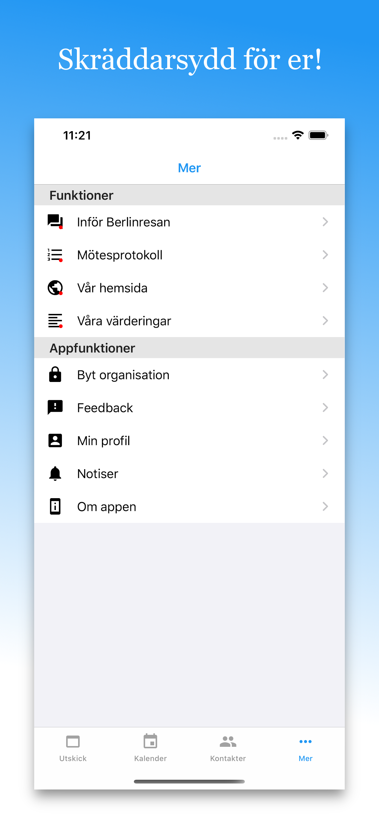 Infoappen screenshot 5