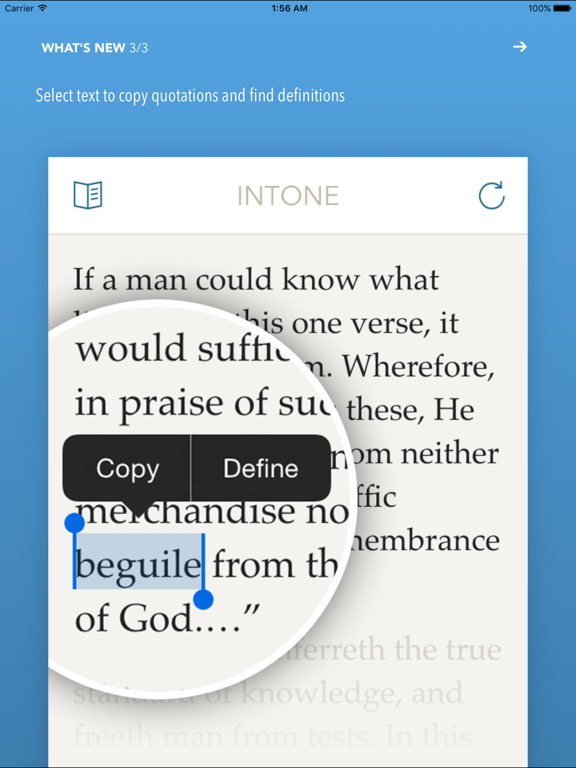 Screenshot #6 pour Intone – The Bahá'í Writings