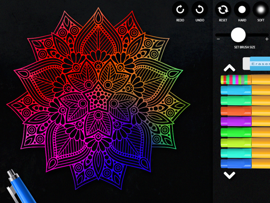 Screenshot #4 pour Colouring Book & Mandala