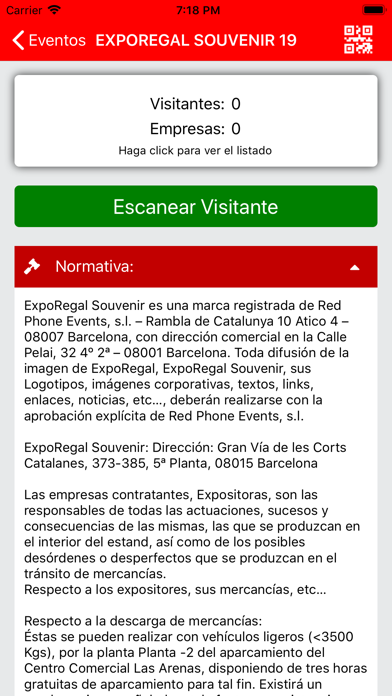 Screenshot #3 pour Red Phone Events