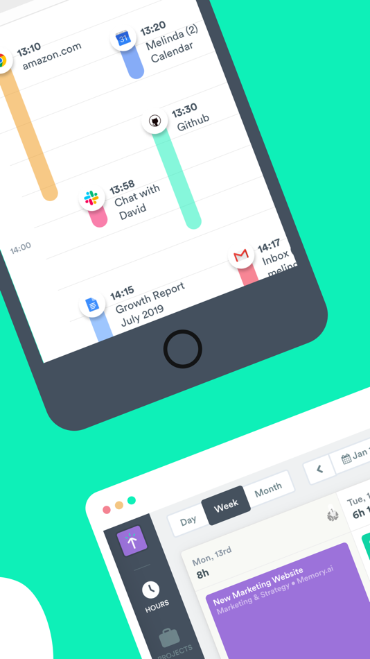 #1. Timely Automatic Time Tracking (iOS) 由: Memory AS