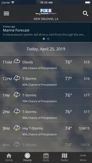 fox 8 weather iphone screenshot 2