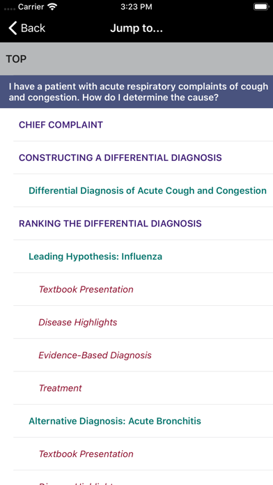 Symptom to Diagnosis 4/E Screenshot