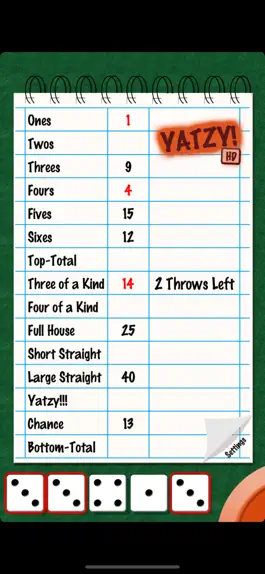 Game screenshot Yatzy HD apk