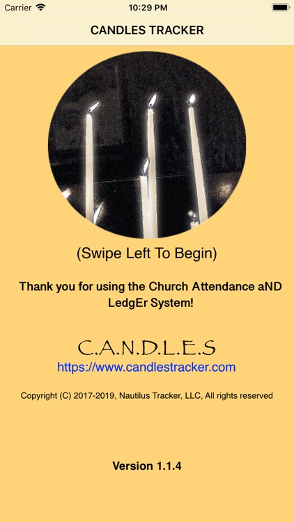 CANDLES TRACKER