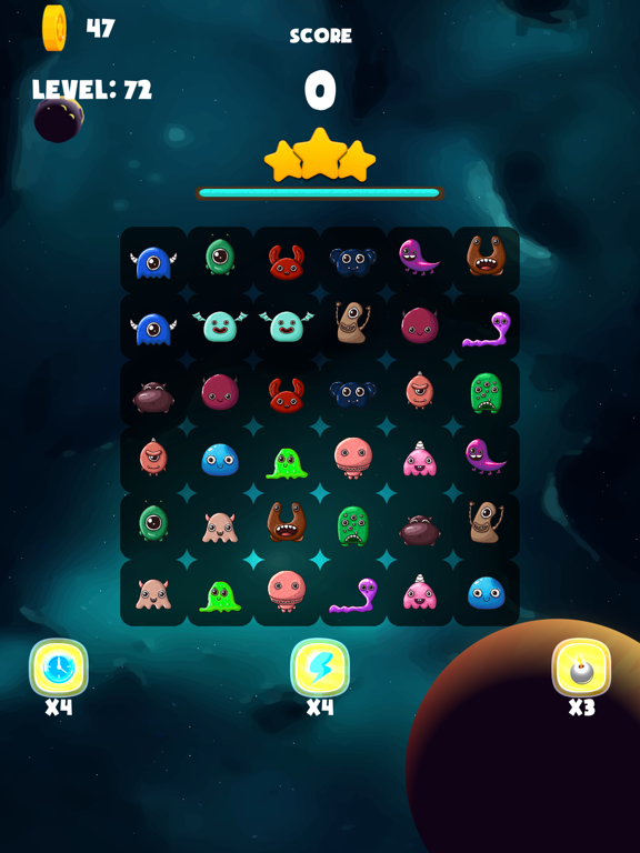 Screenshot #4 pour Monster Match : Match 2 Game