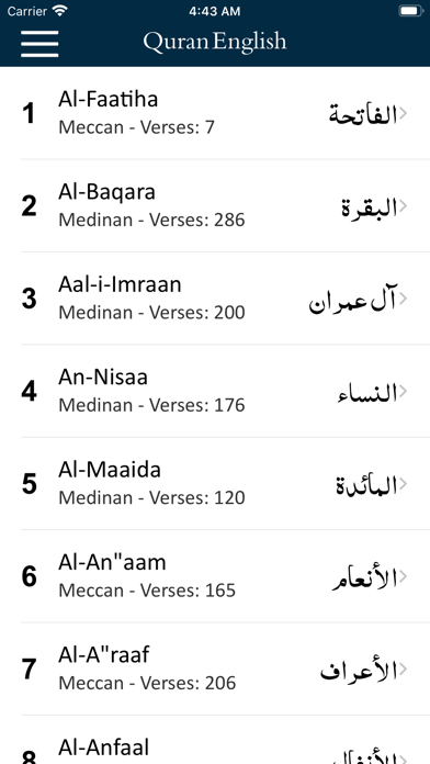 Quran Multi Translations screenshot 3
