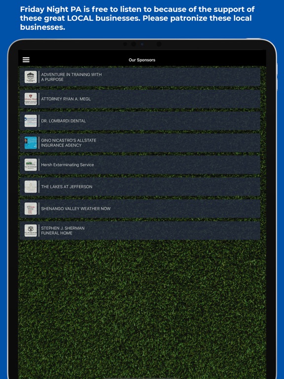 Friday Night PA iPad screenshot 6 - Sports app
