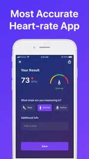 heart rate monitor - pulse app iphone images 4