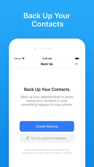 Contacts Backup + Transfer screenshot 1