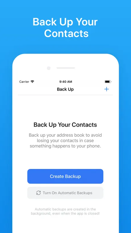 Contacts Backup + Transfer
