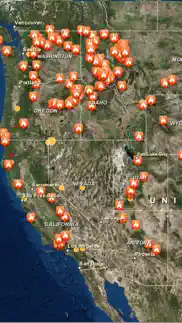 wildfire & earthquake tracker iphone screenshot 1