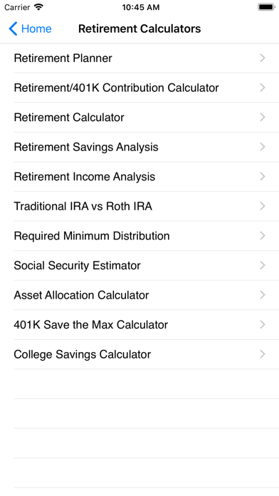 EZ Financial Calculators Pro Screenshot