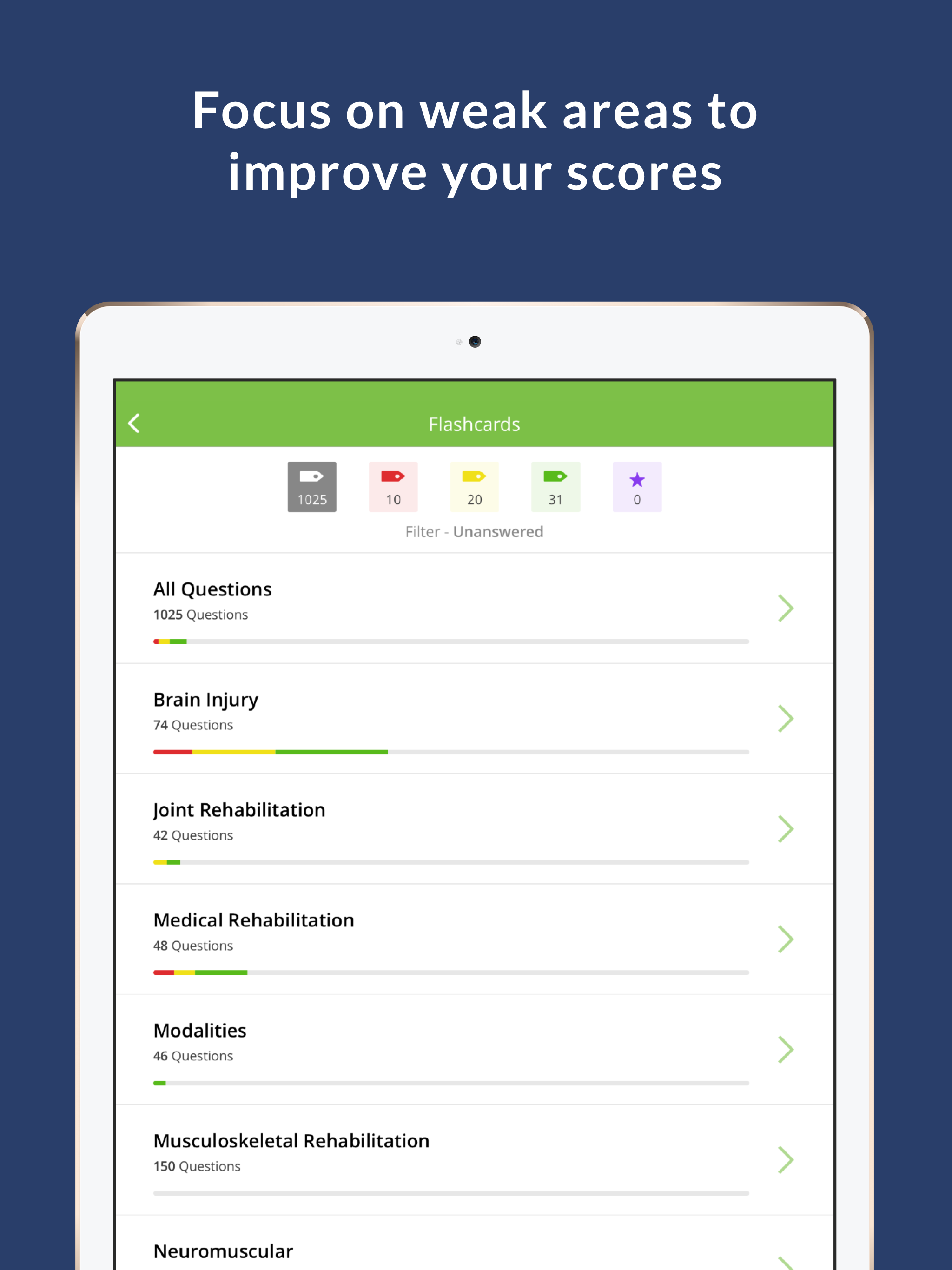 PM&R Board Review Flashcards screenshot 6