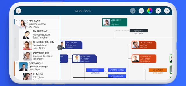 ‎Organization Chart Management Screenshot